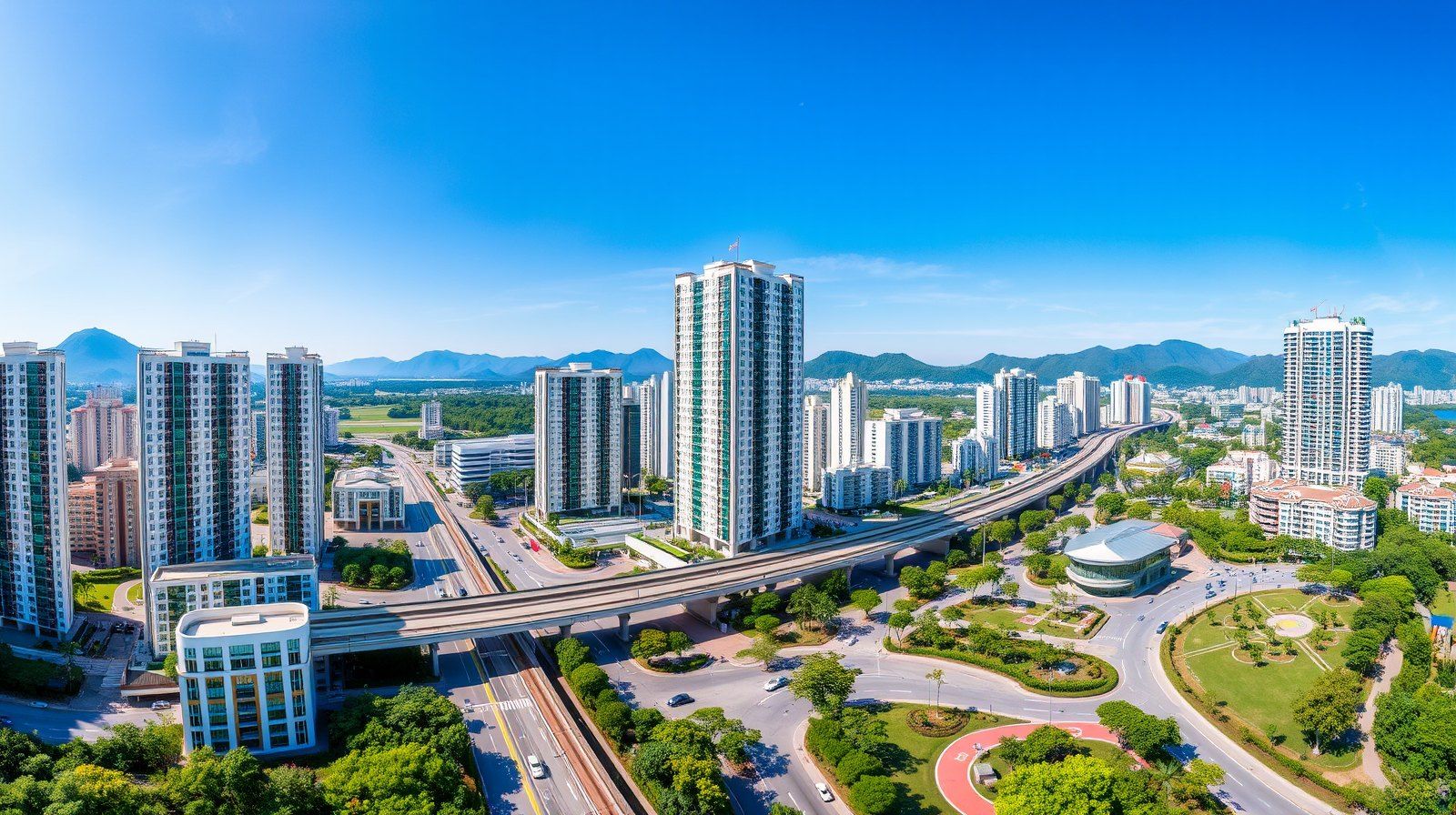 北屯區城市景觀 AI 意象圖
