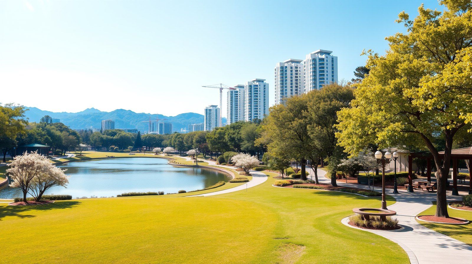 南屯區城市景觀 AI 意象圖