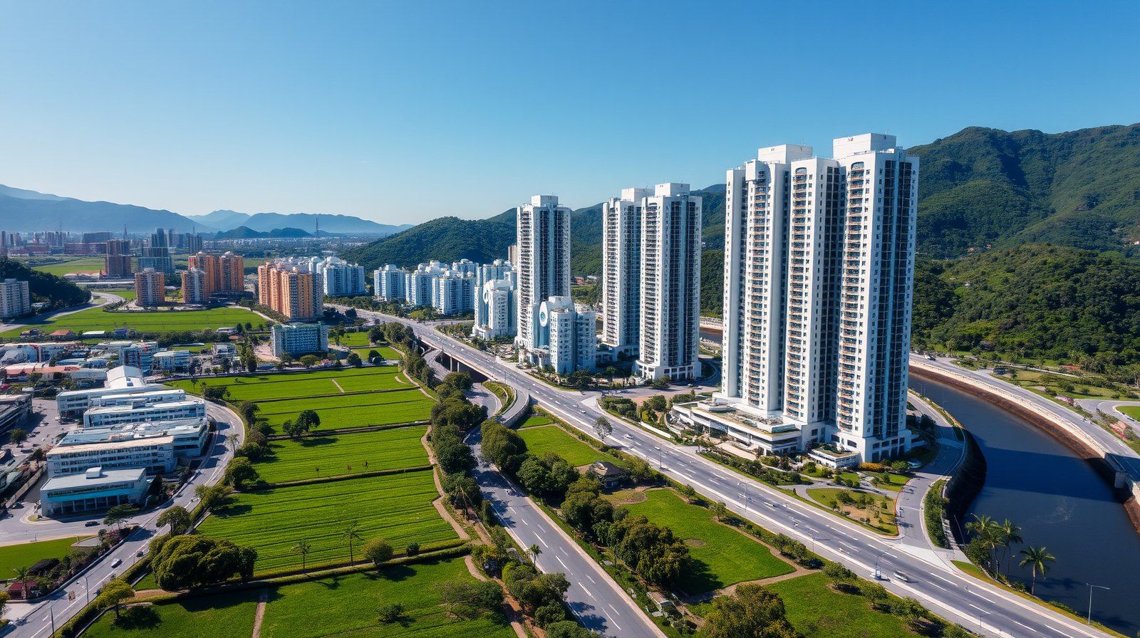 太平區城市景觀 AI 意象圖