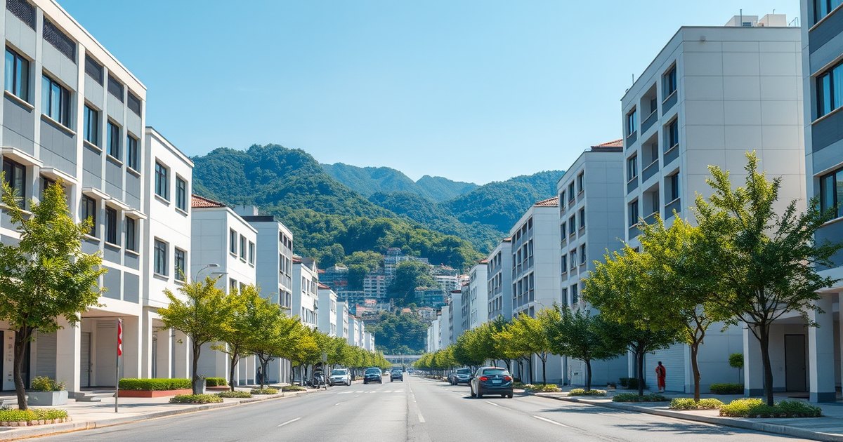 台中住宅示意圖（AI 生成，非實景）