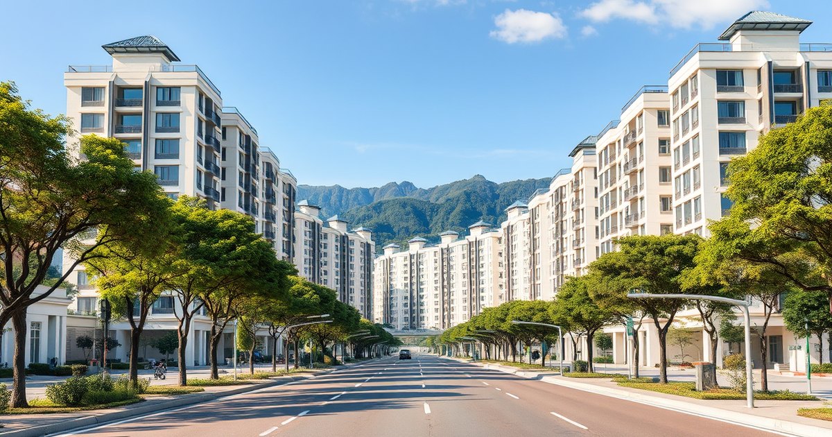 台中住宅示意圖（AI 生成，非實景）