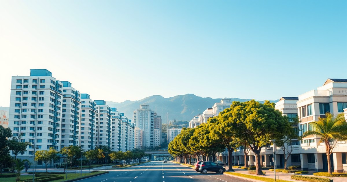 台中住宅示意圖（AI 生成，非實景）
