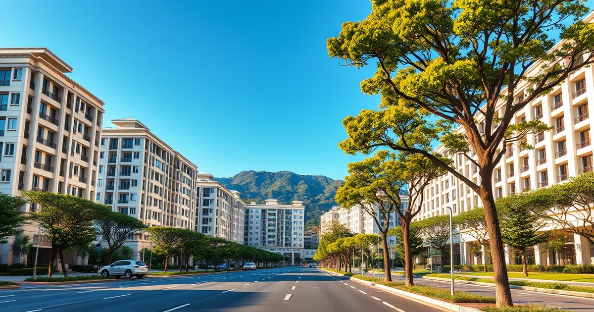 台中住宅示意圖（AI 生成，非實景）