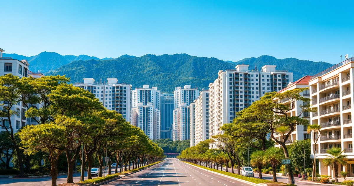 台中住宅示意圖（AI 生成，非實景）