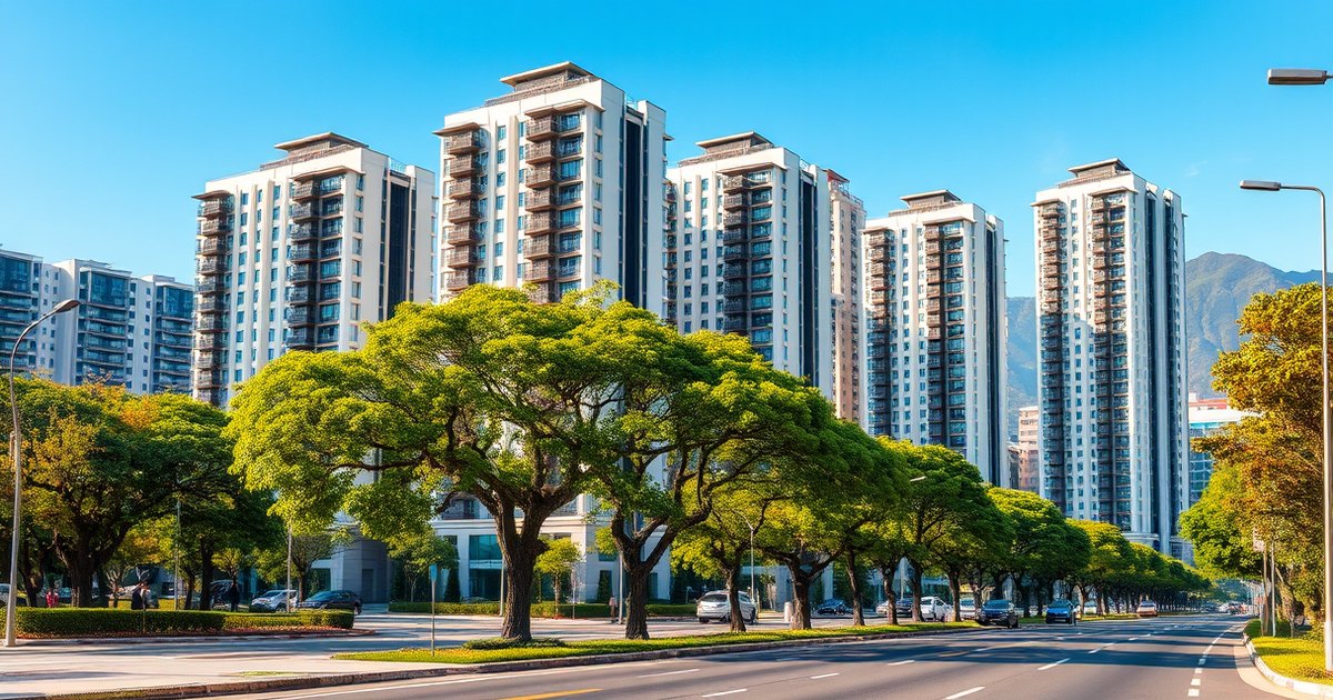 台中住宅示意圖（AI 生成，非實景）