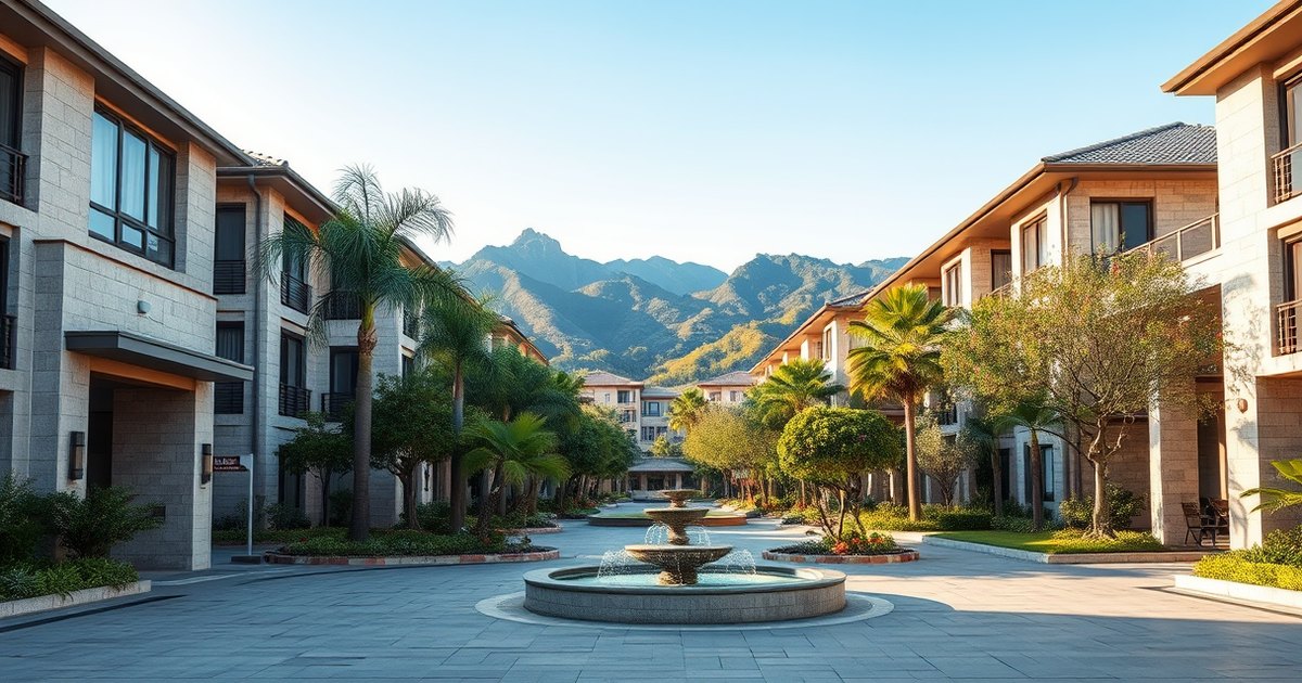 台中住宅示意圖（AI 生成，非實景）