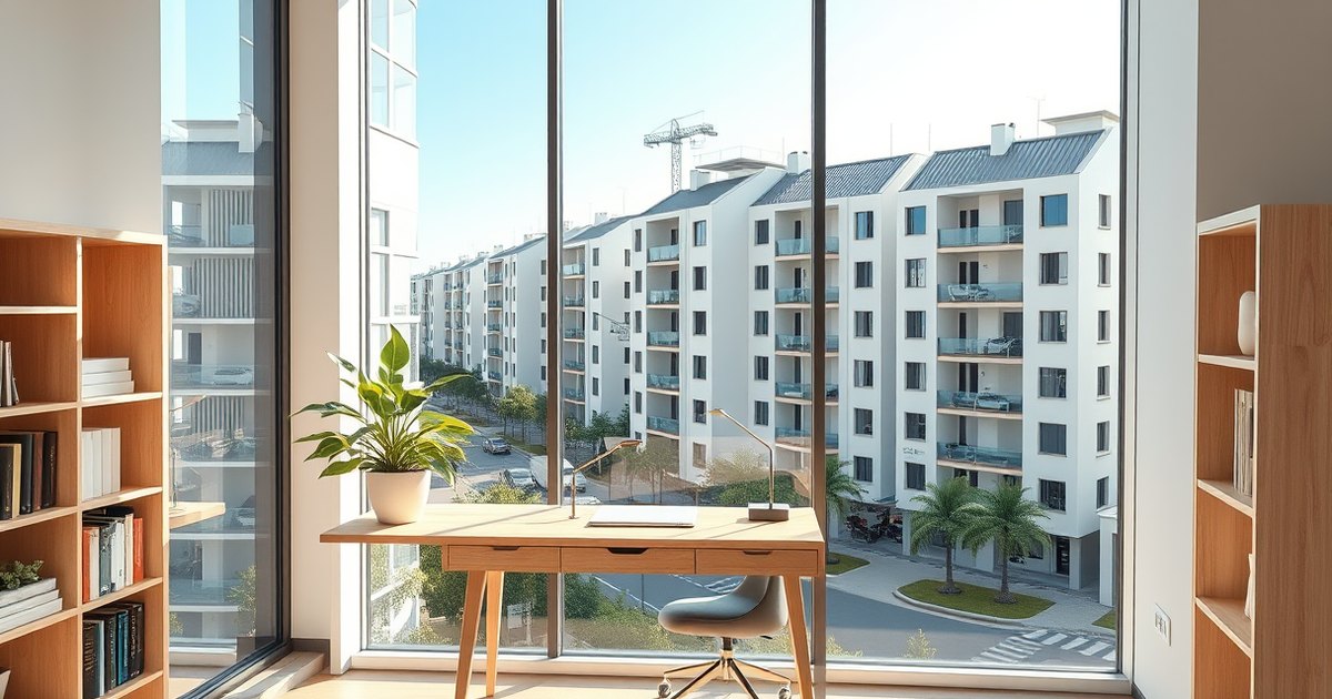 台中住宅示意圖（AI 生成，非實景）