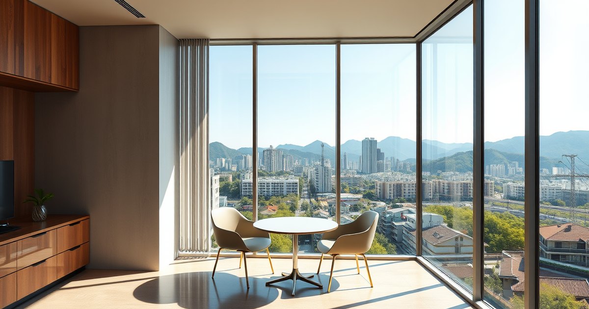 台中住宅示意圖（AI 生成，非實景）