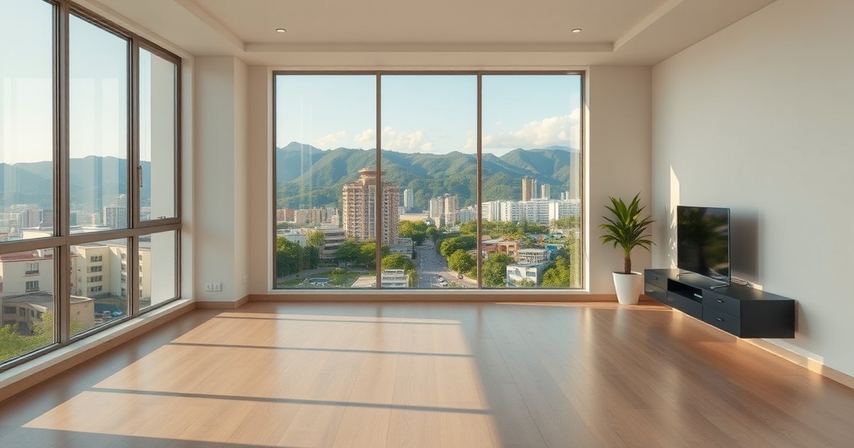台中住宅示意圖（AI 生成，非實景）