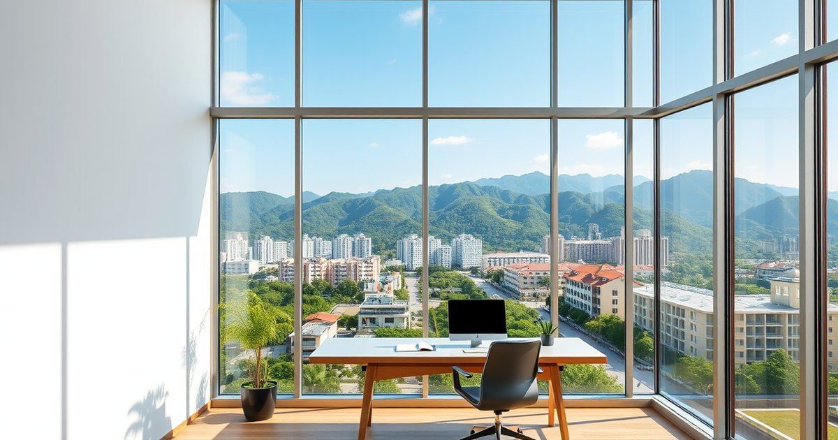 台中住宅示意圖（AI 生成，非實景）