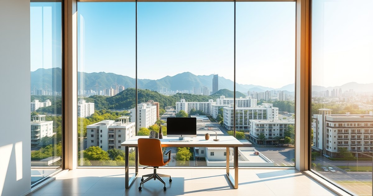 台中住宅示意圖（AI 生成，非實景）